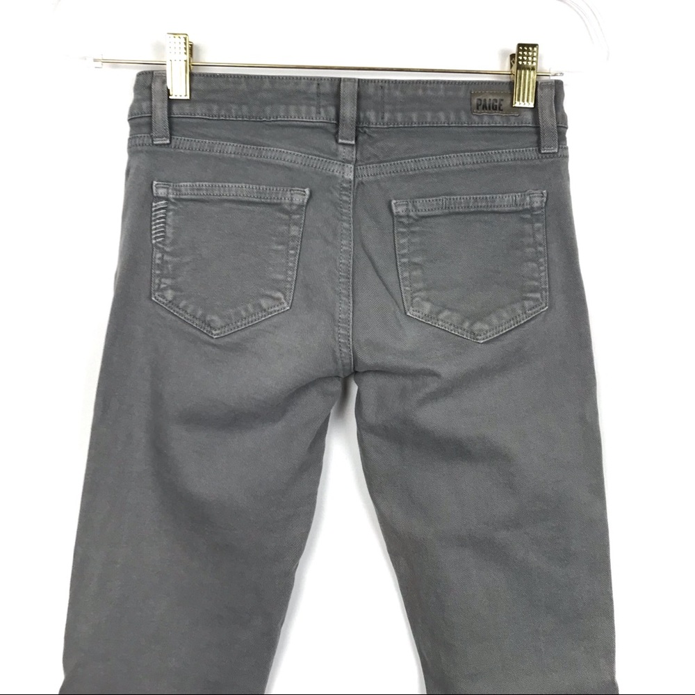 Paige Skyline Skinny Gray Stretch Jeans size 24 - Picture 5 of 7